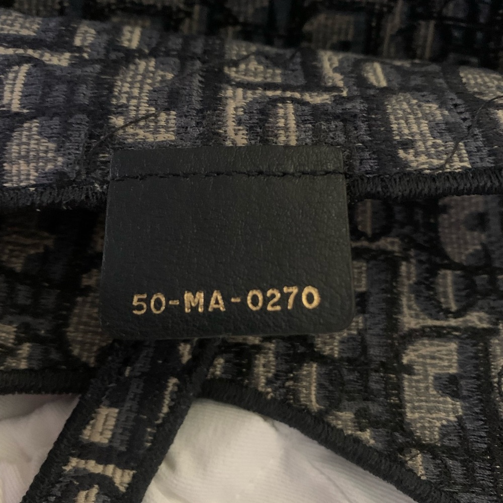 Dior blue saddle canvas  belt bag - Picture 8 of 9